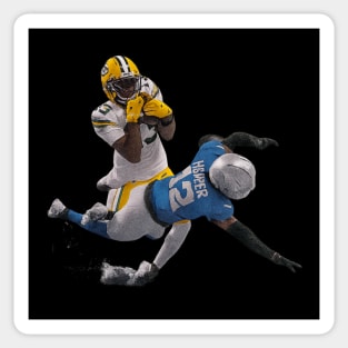Dontayvion Wicks Was In! Toe-Tap Catch Sticker